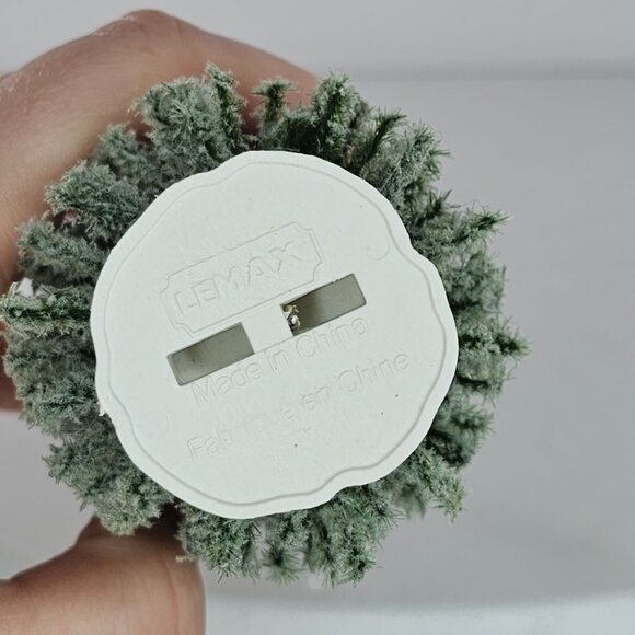 Lemax Frosted Miniature Christmas Spruce Tree For Holiday Village Decoration - Picture 6 of 6